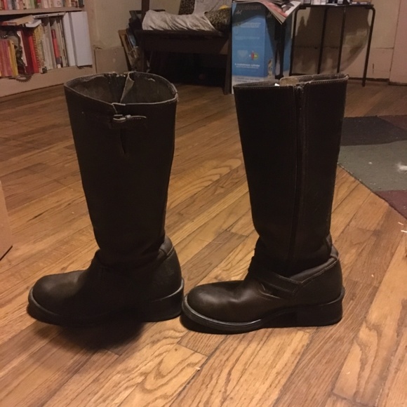 Frye Veronica Slouch Moto Boots - Picture 6 of 8